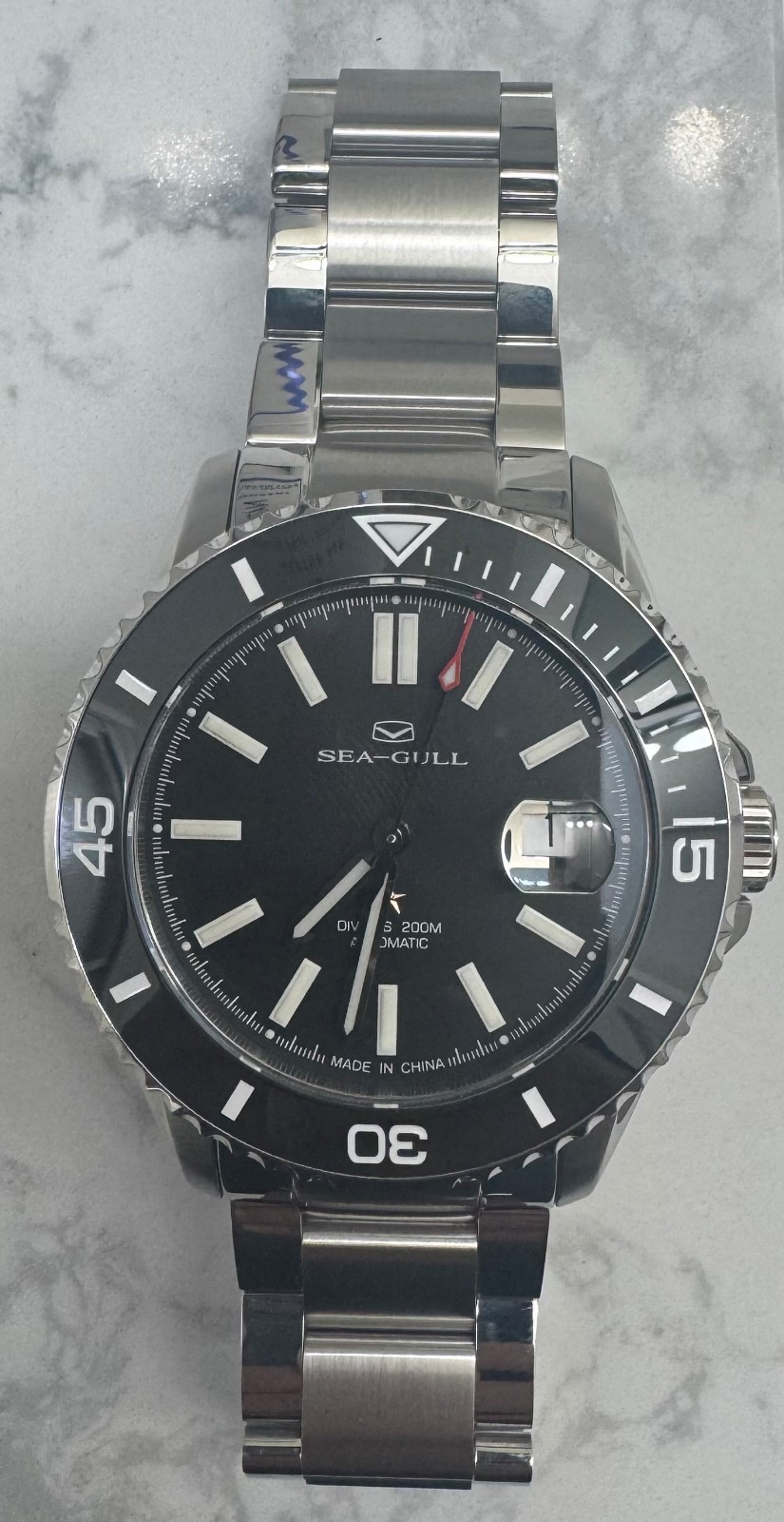 Seagull Ocean Series 200m Waterproof Ceramic Bezel Dive Watch 44mm