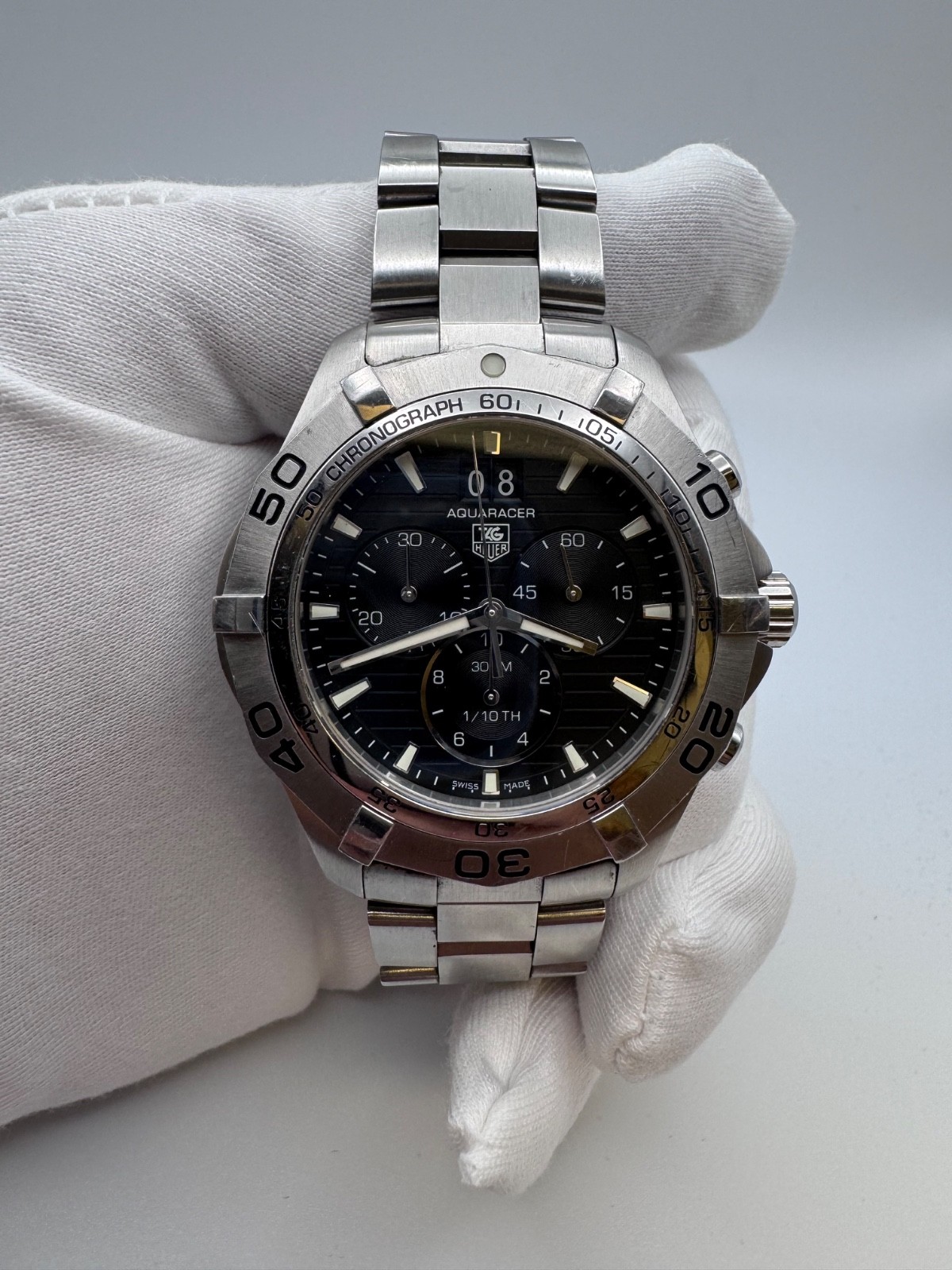 TAG Heuer Aquaracer Men’s Black Watch – CAF101E.BA0821