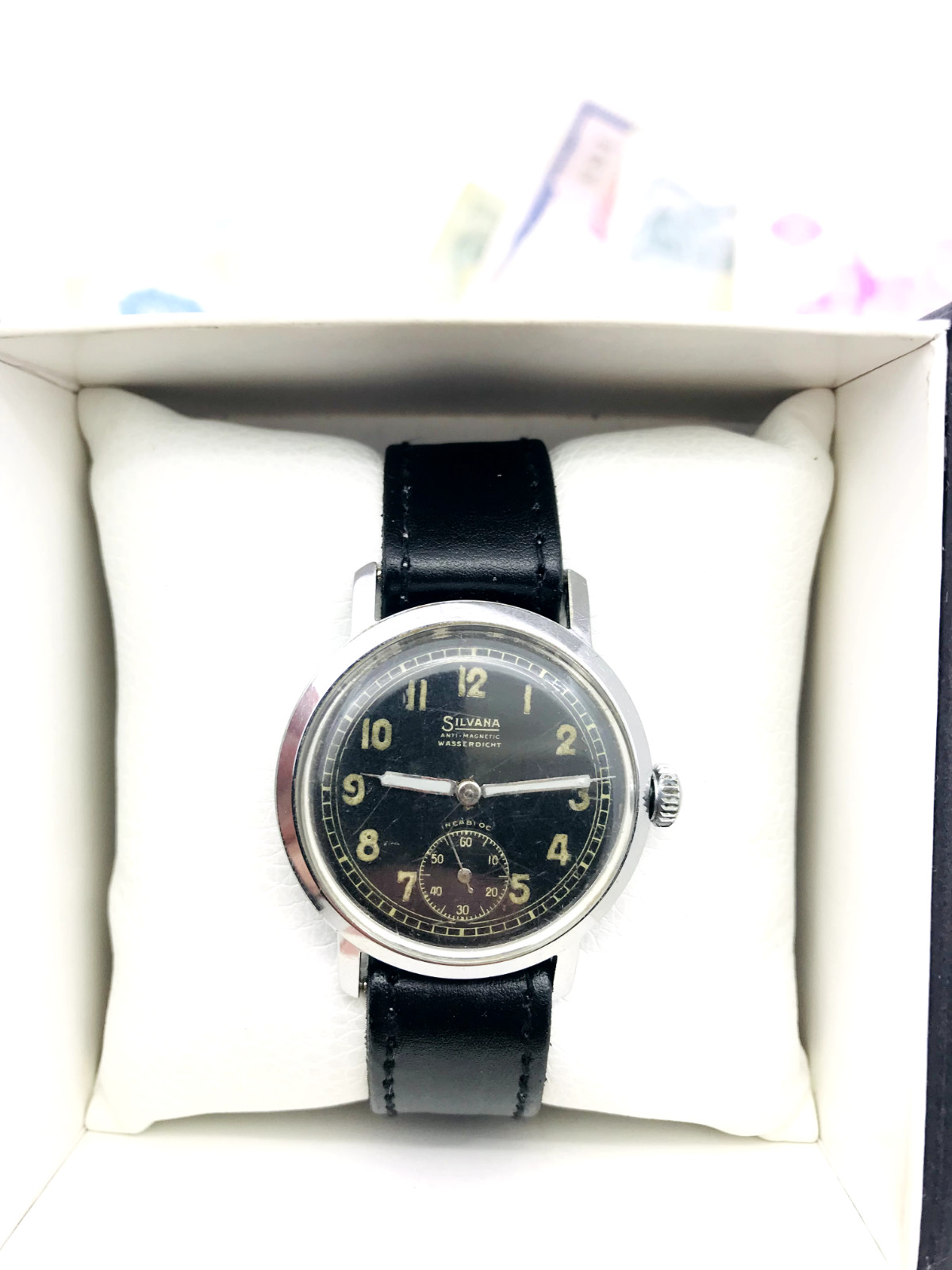 Rare Watch Silvana Swiss AS 1130 watch Wehrmacht DH WW2 1930-1940 Service 🛠