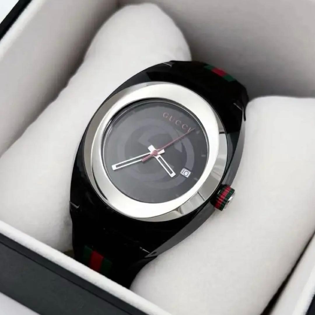 Unused Gucci sink interlocking G rubber YA137101
