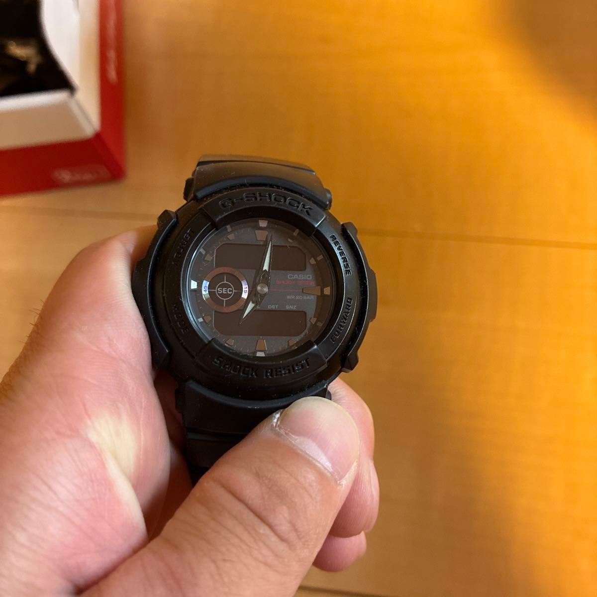 CASIO G SHOCK WR 20 BAR Watch Black