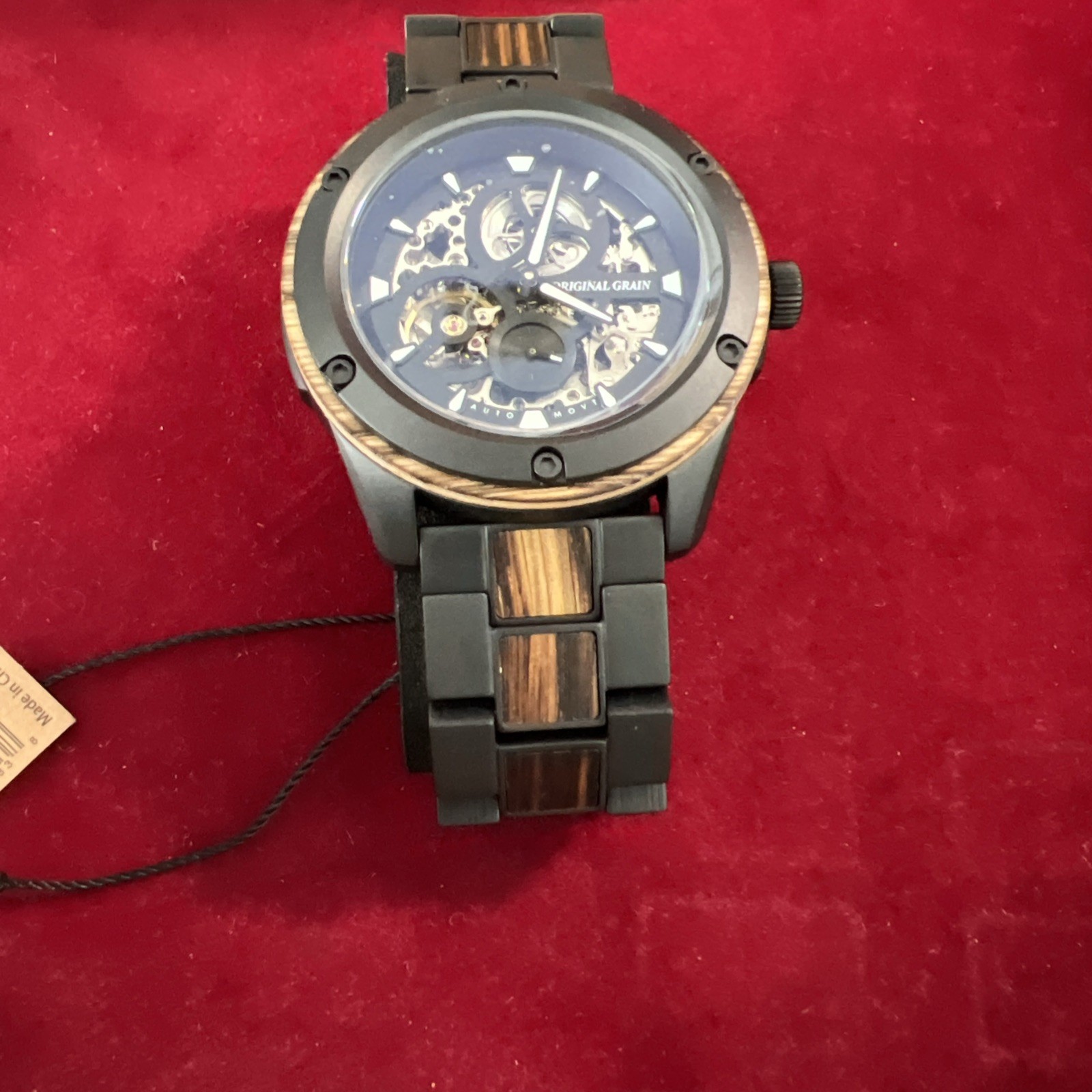 Original Grain Charred Whiskey Rugged Automatic 44mm Men Watch