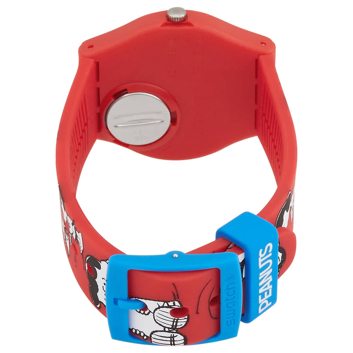 Swatch Peanuts Klunk Quartz White Dial Unisex Watch SO28Z106