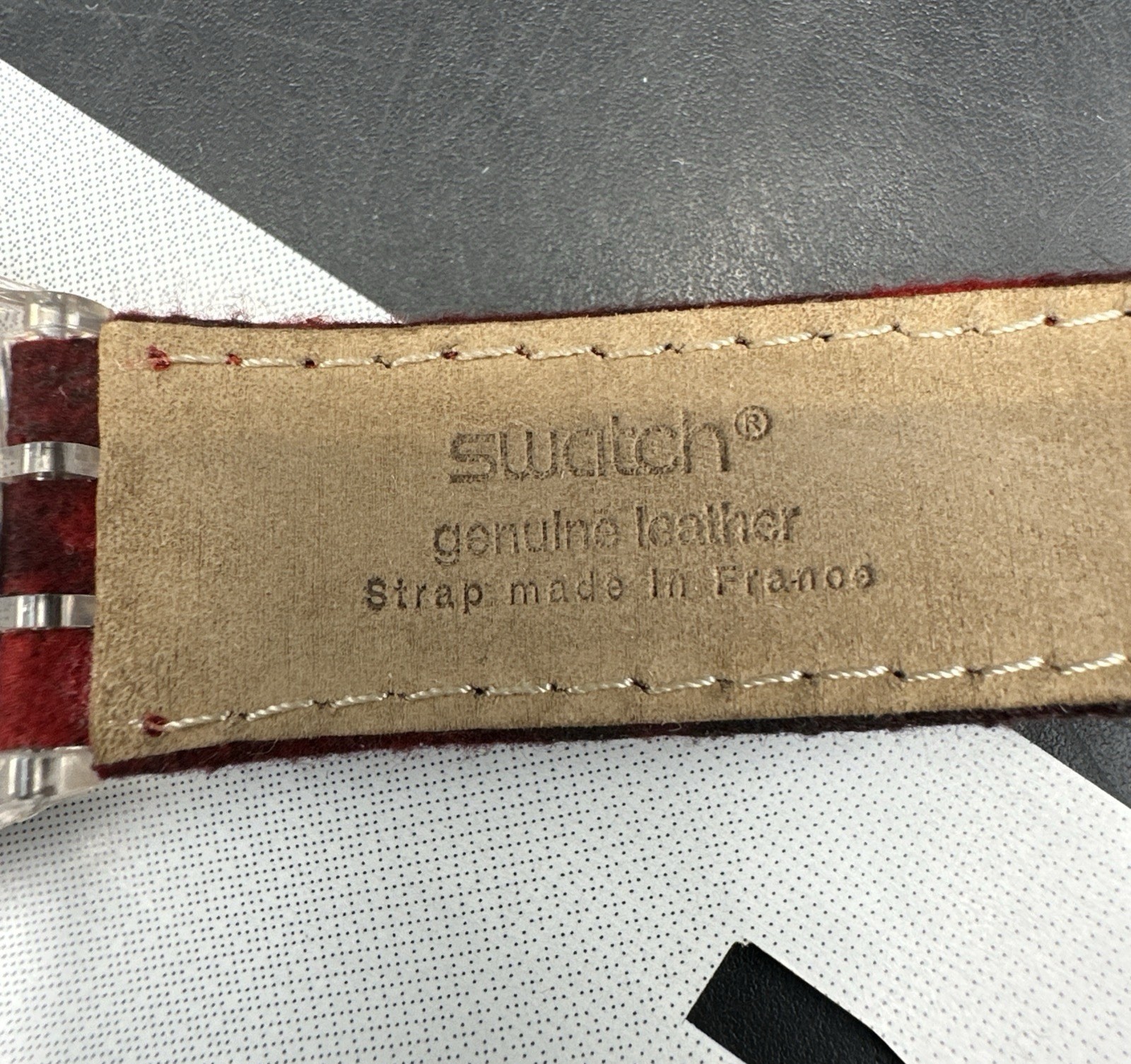 Swatch Automatic MC KILLOP SAP103 AG 1994 Vintage Red Checkered Kilt Strap