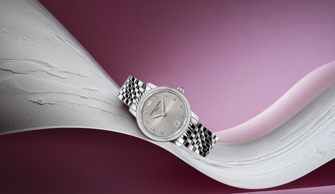 *NEW* Frederique Constant Classics Slimeline Women’s Watch FC-220LBD1SD26B