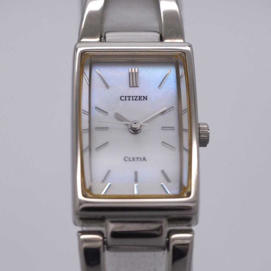 Citizen CLETIA Womens Watch Shell Dial Analog Timepiece wrist 15cm/5.9in