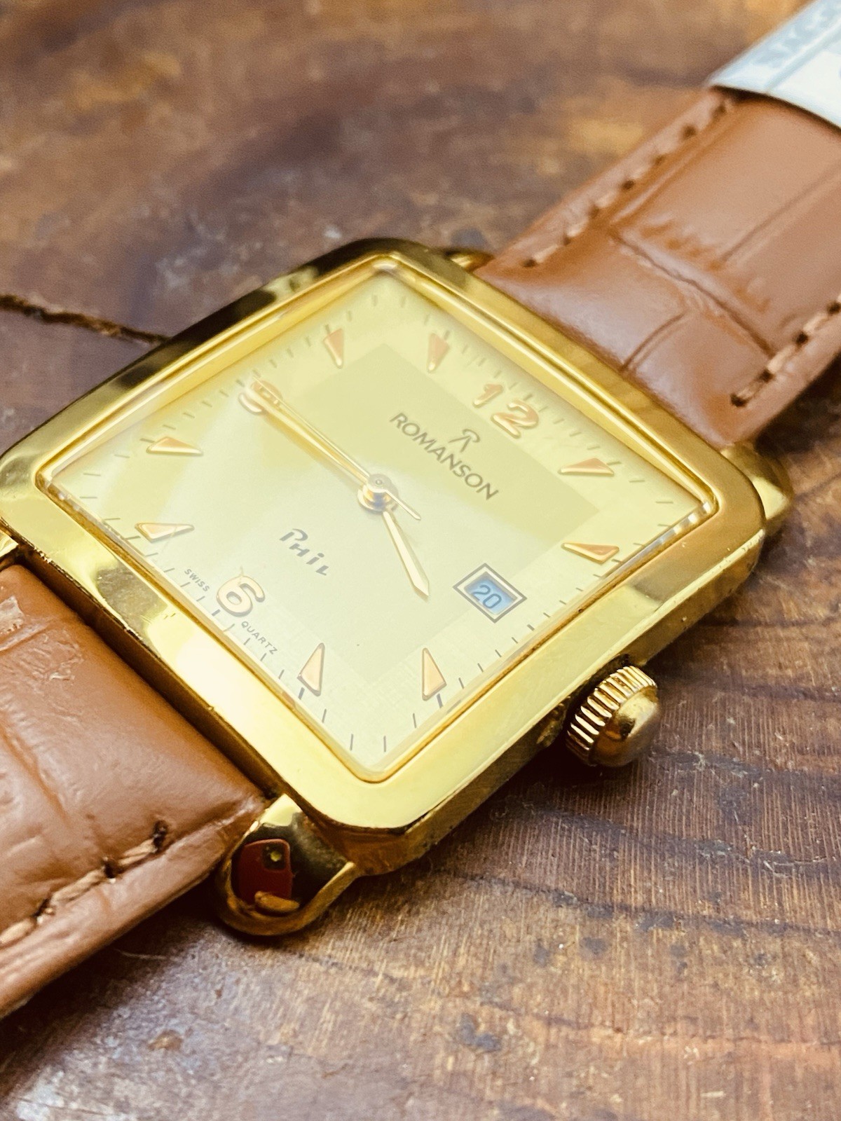 Vintage Swiss ROMANSON Phil Unisex Quartz Watch #8468