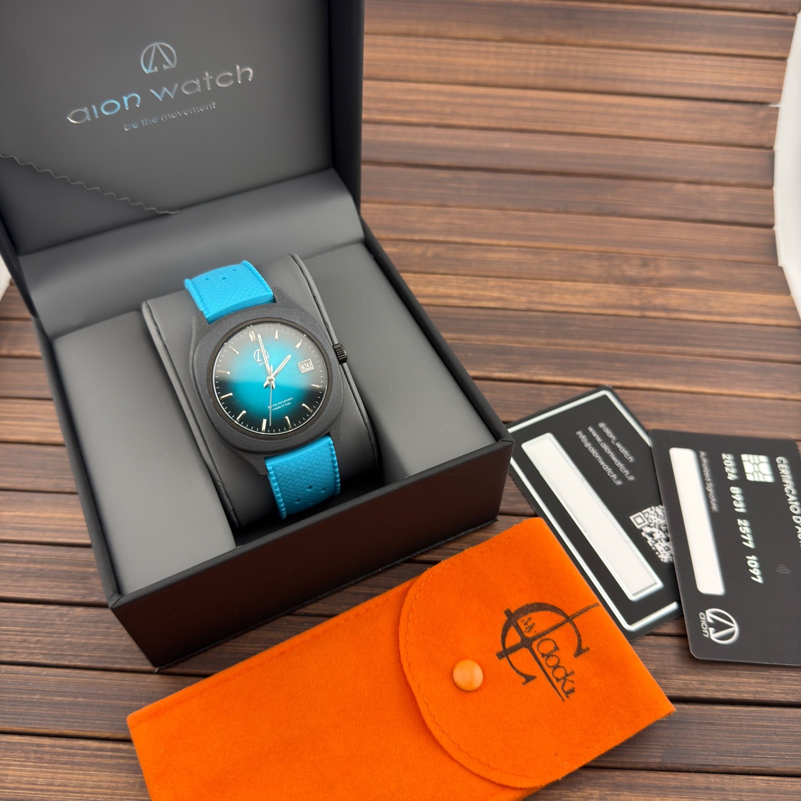 Aion Made In Italy Automatic NH35 Carbon Fiber Case 40mm Men’s Watch New