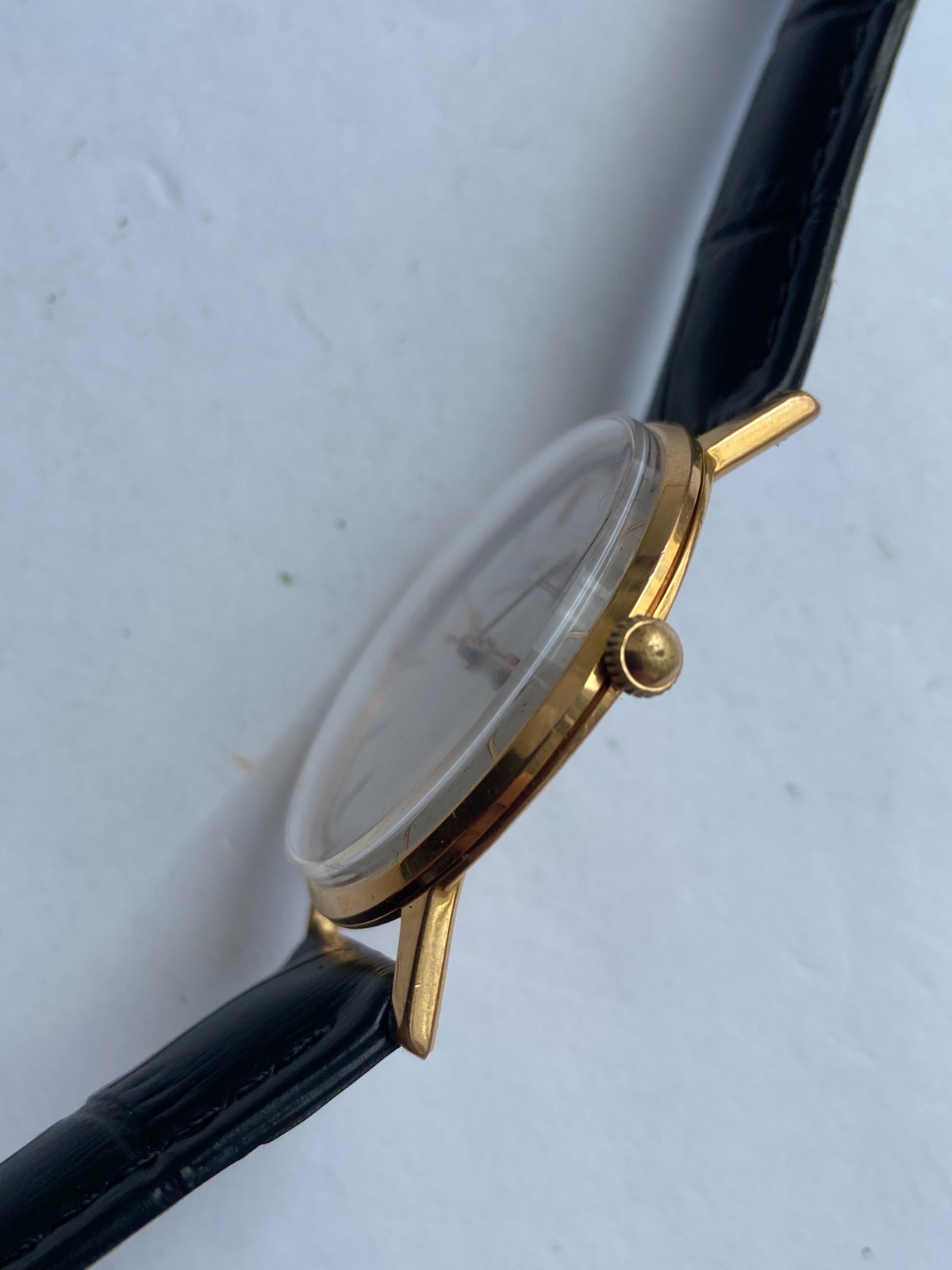 Vintage RARE SOVIET WRIST WATCH Men LUCH ЛУЧ DE LUXE 2209 CCCR AU 20 MICRONS