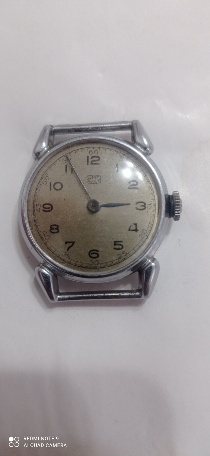 vintage DDR UMF Ruhla mens watch.