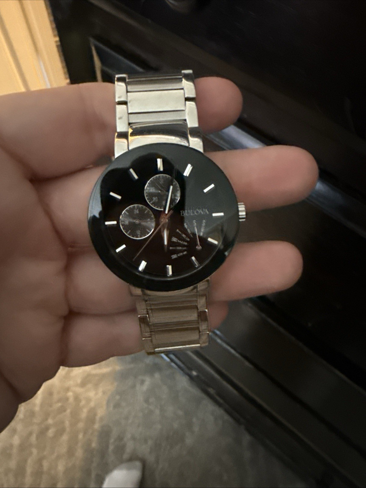 Bulova Futuro Men’s Black Watch – 96C105