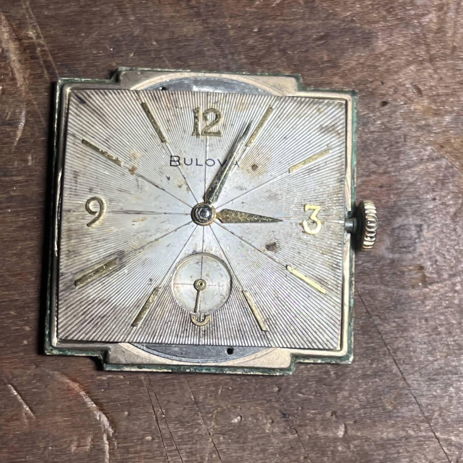 Vintage Man’s BULOVA Prince 1960s Wristwatch As Shown For Parts — K4