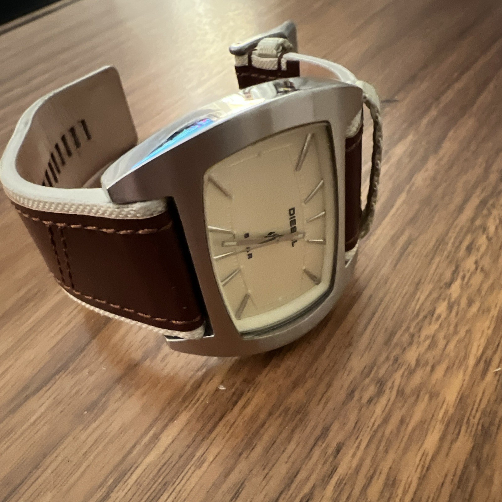 Diesel DZ-2080 Quartz Analog 50m Water Resistant Stainless Steel Brown Strap
