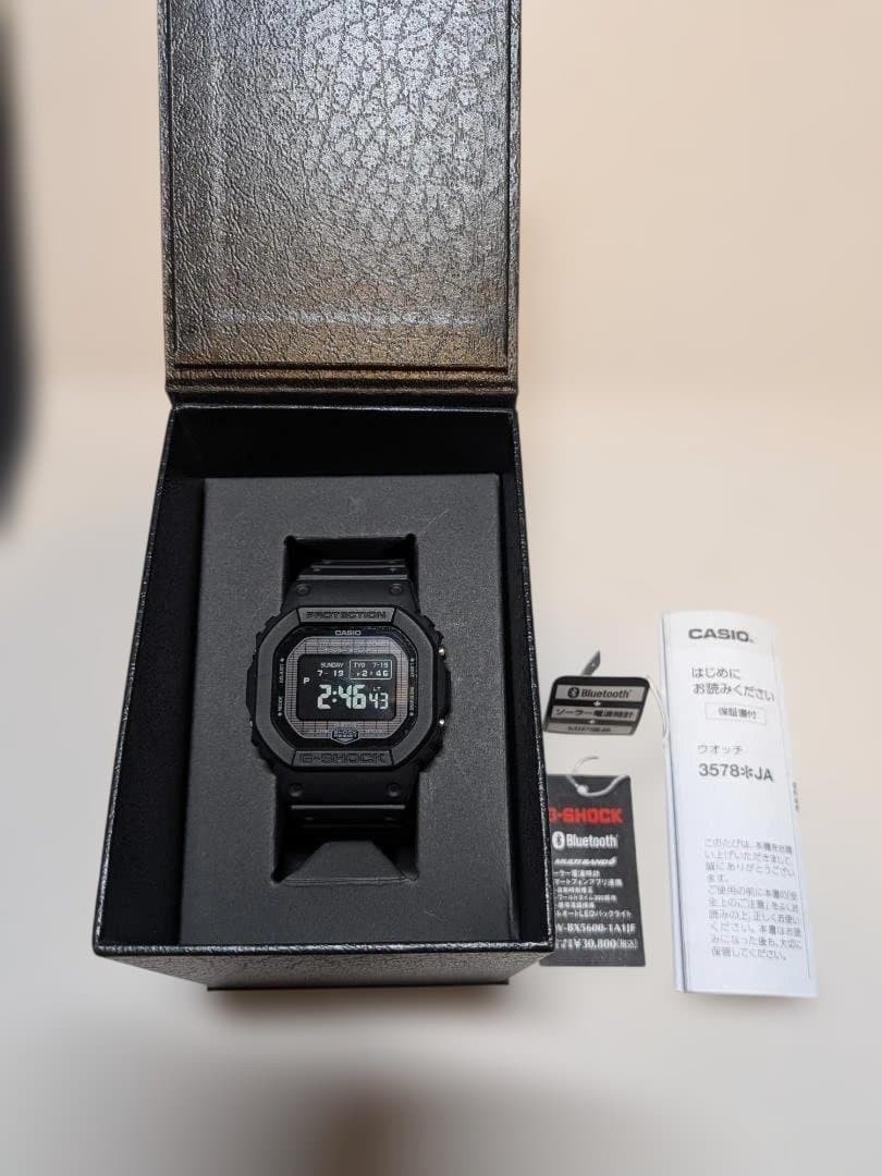 CASIO G-SHOCK GW-BX5600-1A1JF Square Solar Bluetooth Wrist Watch #0004