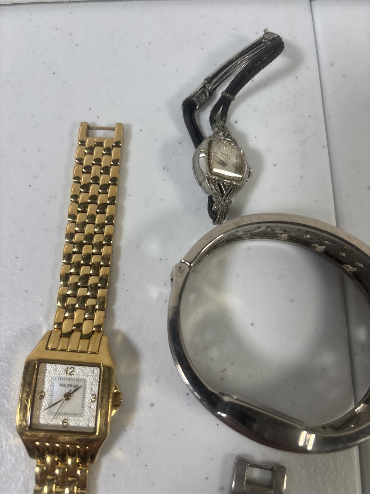 Lot 20Women’s Quartz Watches Stainless Steel Untested for Parts/Repair