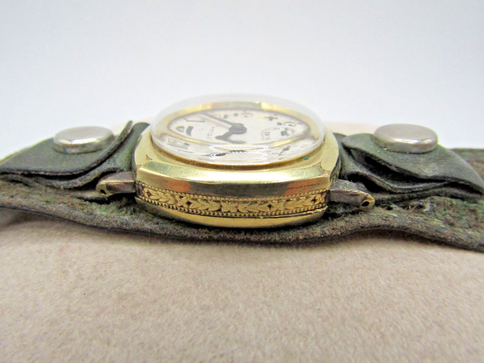 Vintage Rare 1929 Elgin Grade 462 Mod 2 Tank Trench Style GF Case Watch Repair