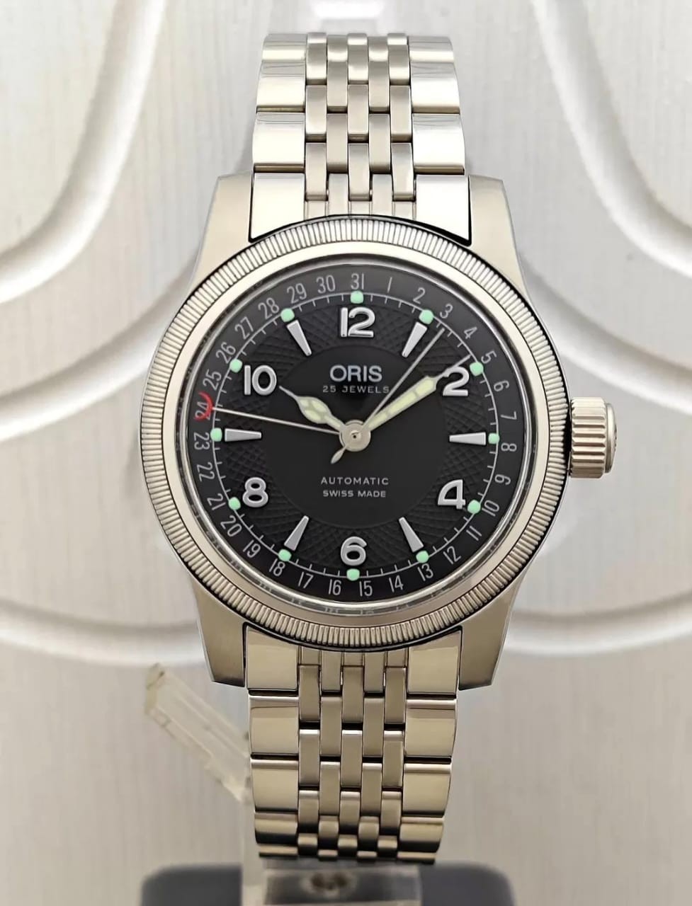 Oris Big Crown Pointer Date Automatic Men’s Two-Tone Watch – Black Dial