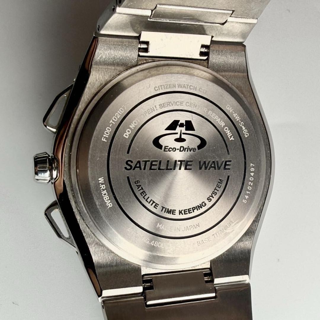 CITIZEN Satellite Wave F100-T021077 Men Solar Quartz Working Luxury Rare Watch