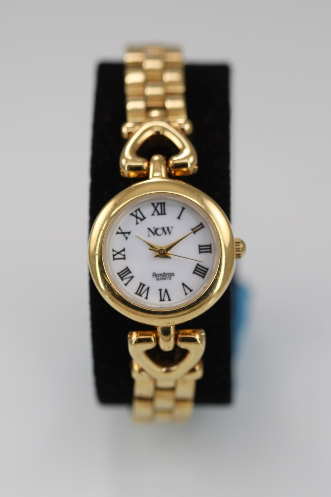 Armitron NOW Watch Women Silver Gold Stainless Steel WR Battery White Quartz