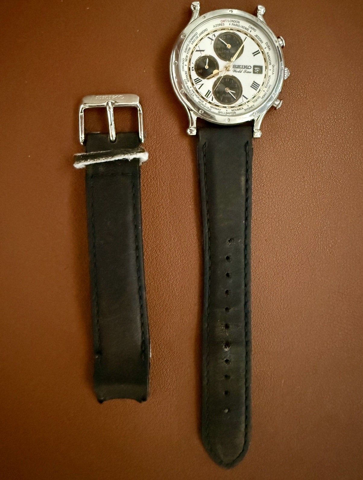 Rare Seiko Age of Discovery 30th Anniversary Limited Edition World Time Watch