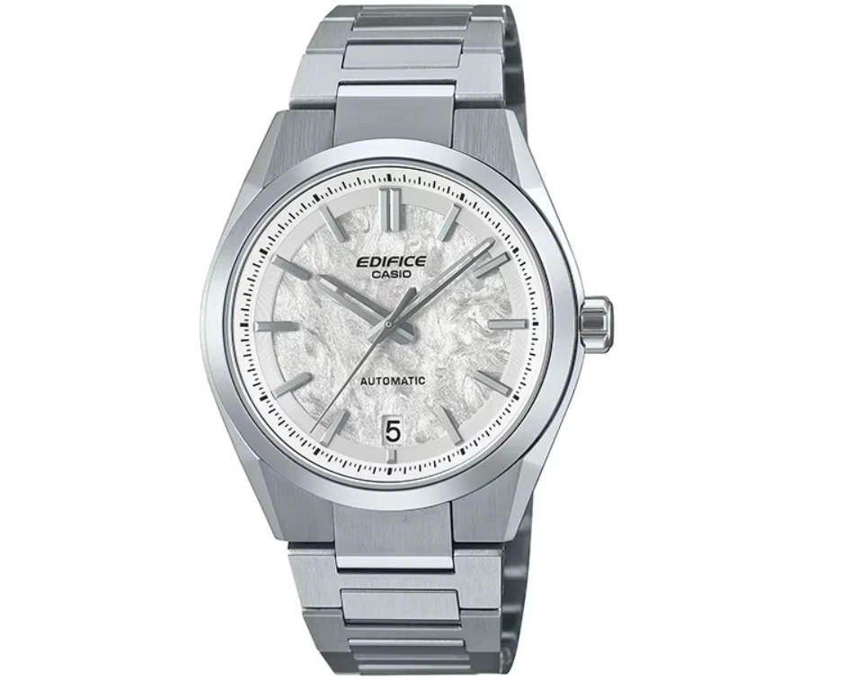 New EDIFICE Casio 39mm Automatic White Dial Men’s Watch EFK110D-7A