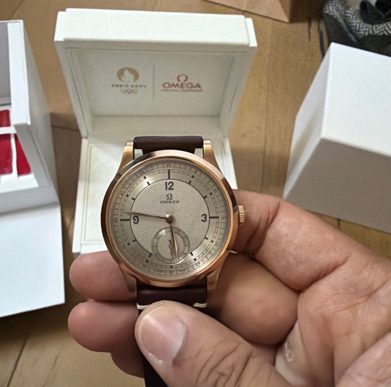 Omega Golden Edition 522.92.39.21.99.001 39mm Specialties Paris 2024 Bronze