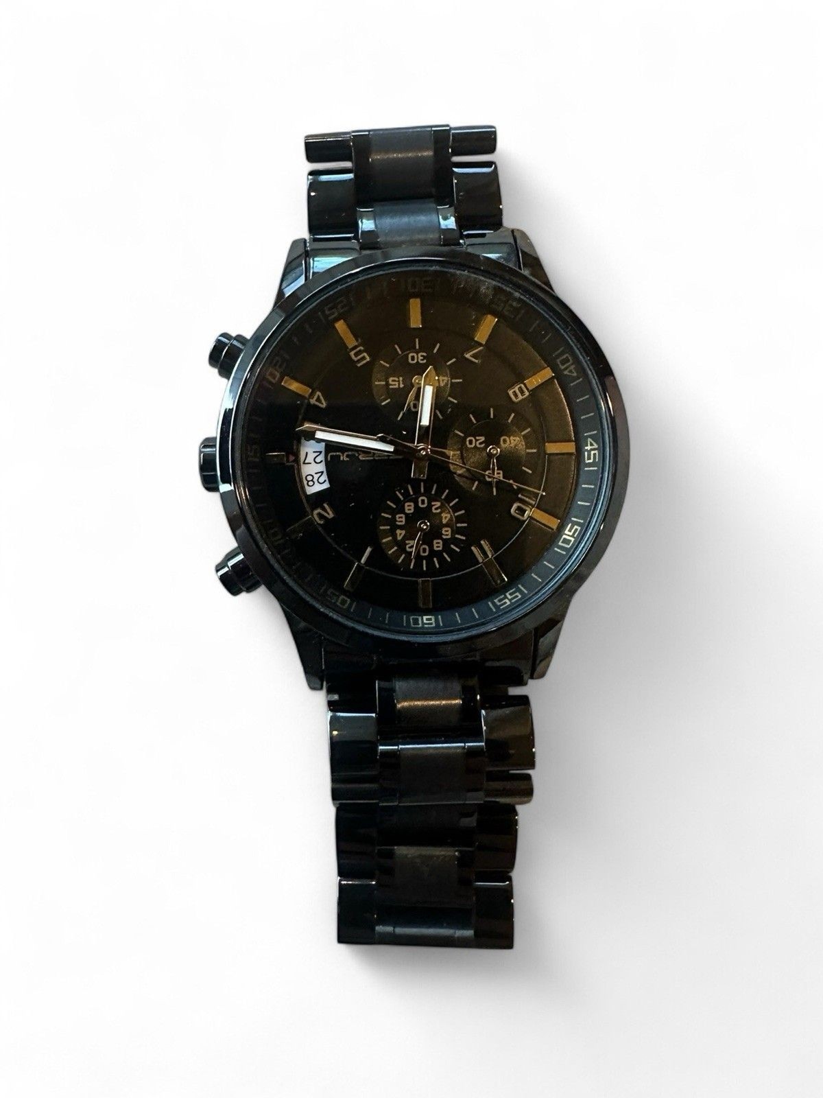 NEW CRRJU Men’s Fashion Stainless Steel Watch Date Waterproof Chronograph