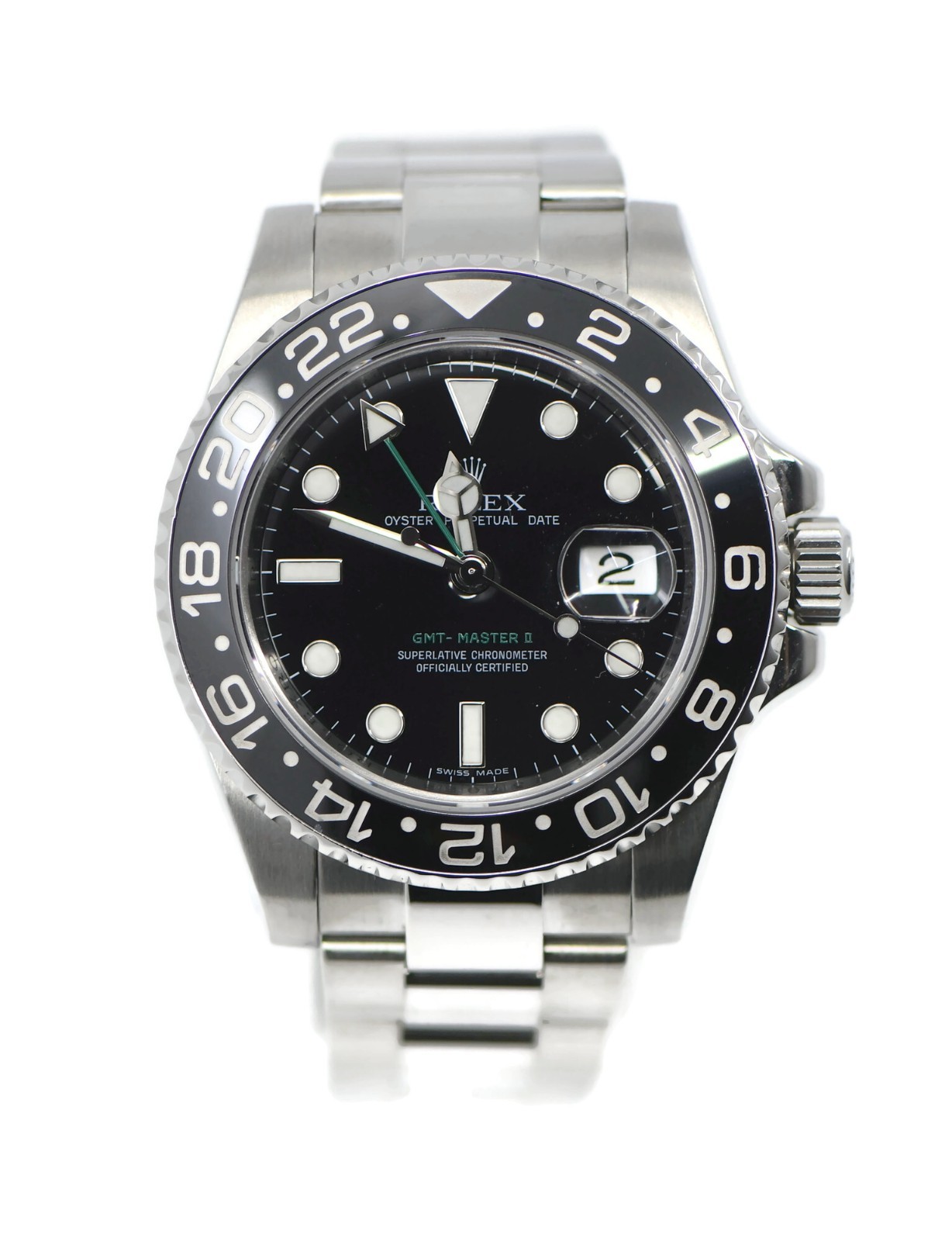 Rolex GMT-Master II Stainless Steel Watch 116710LN