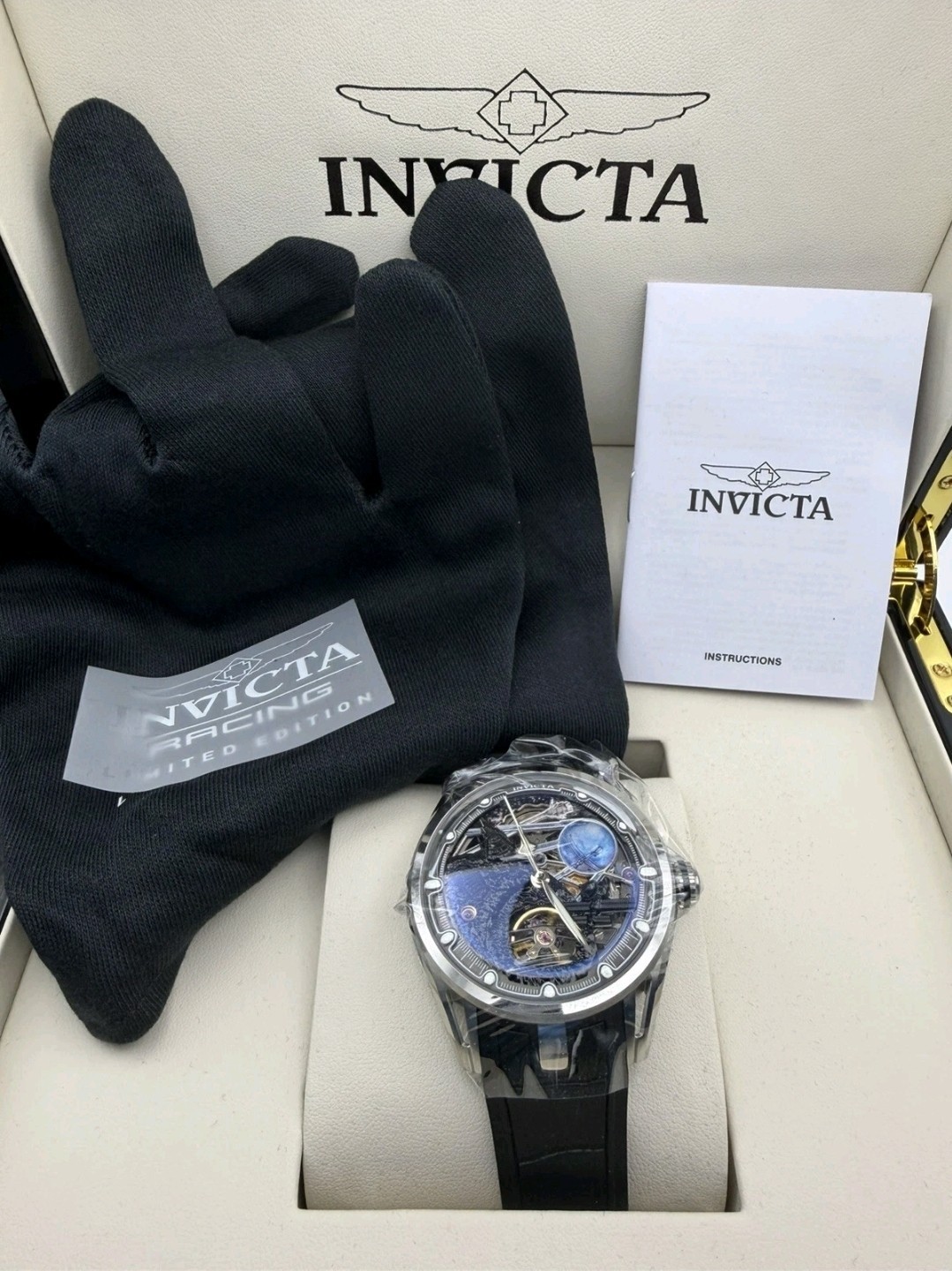 Invicta Celestial Naosia Automatic Men’s Watch – 45mm, Black (69527)
