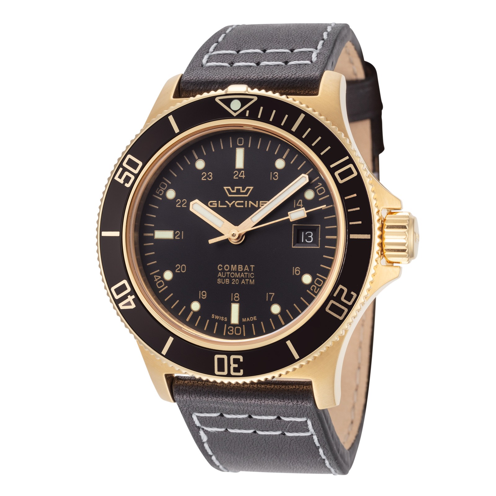 Glycine Men’s Combat Sub 42mm Automatic Watch GL0424