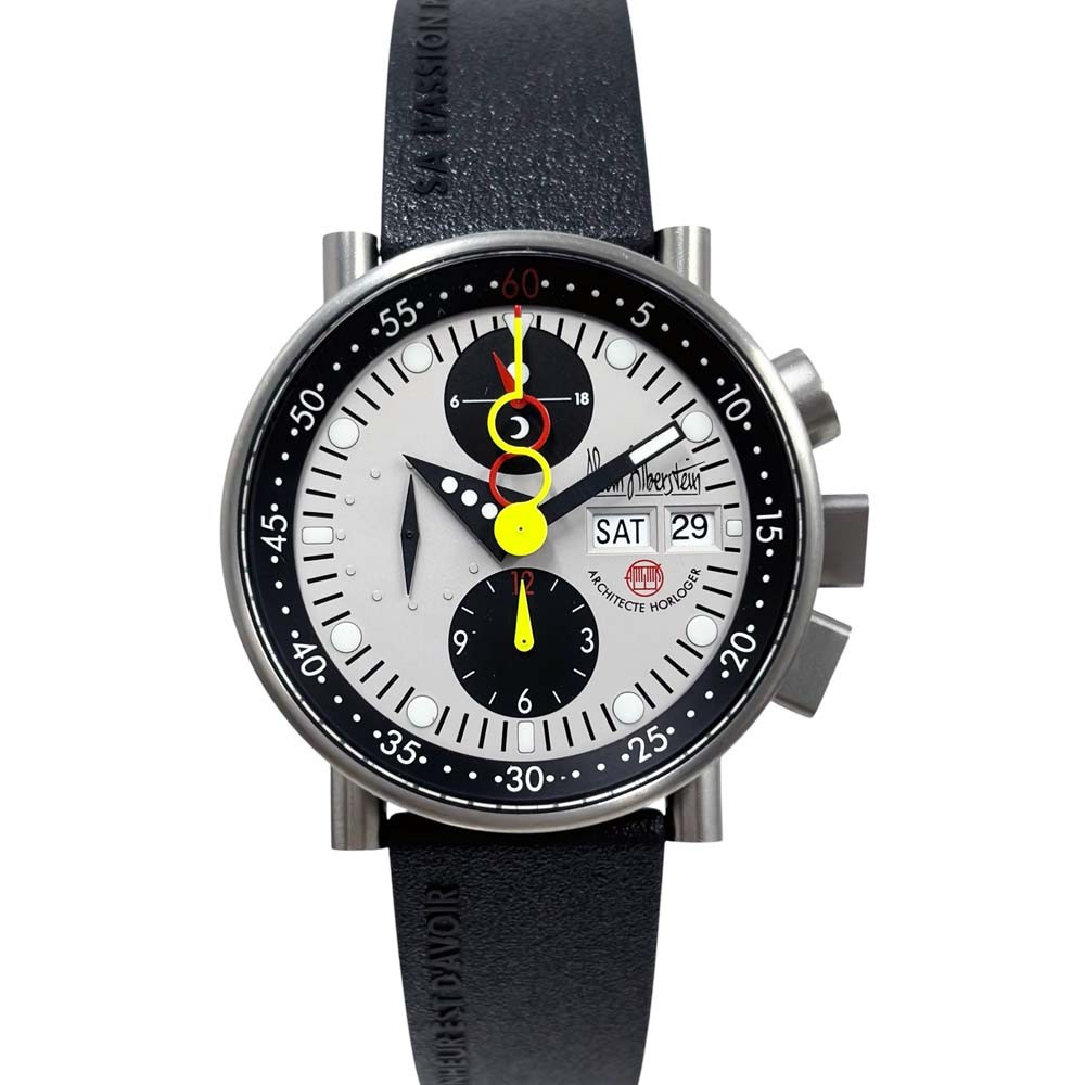Alain Silberstein Chrono Bauhaus KB122 Diamond 40.0mm Wristwatch #KNW1923