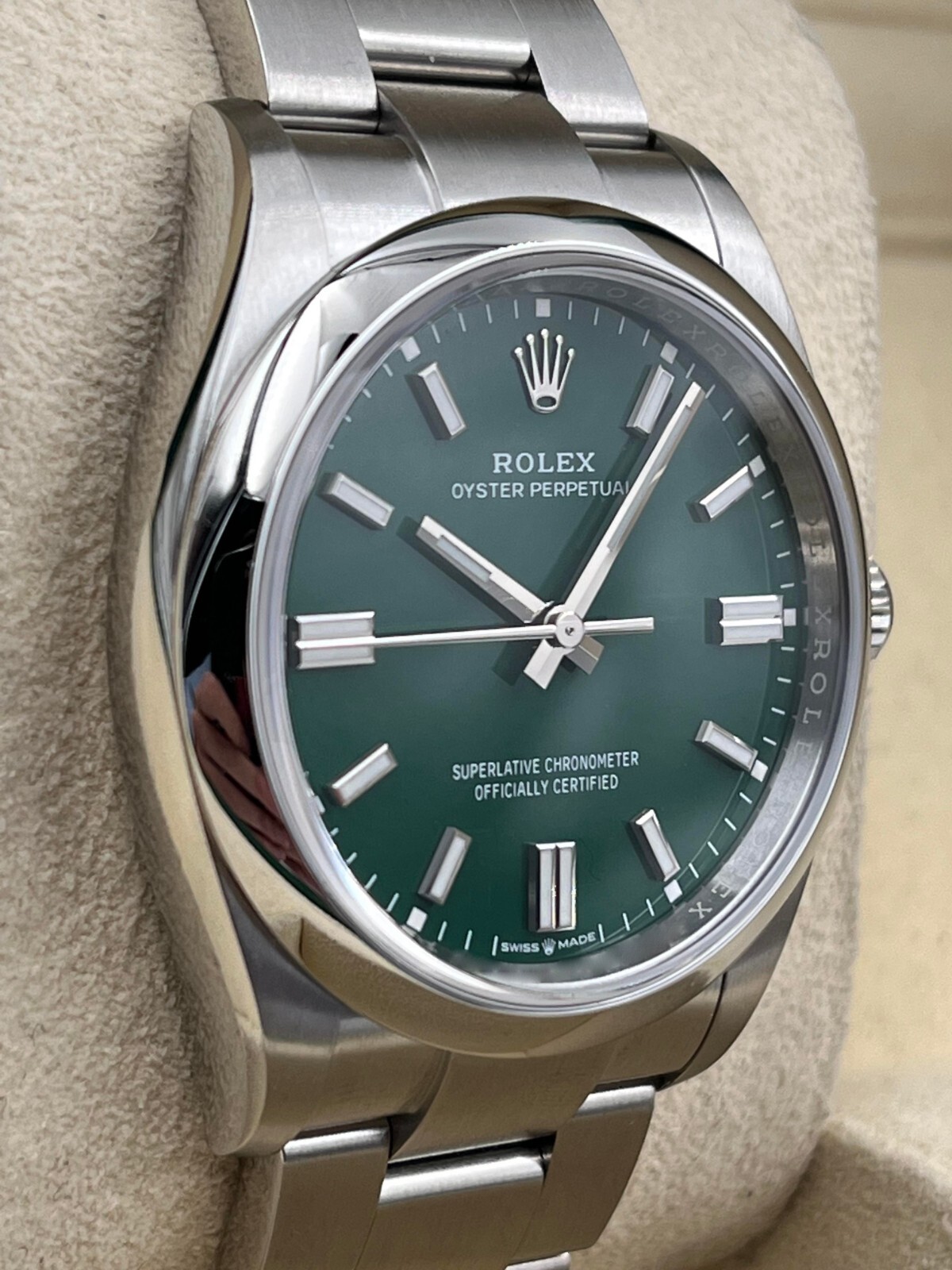 Rolex Oyster Perpetual 36mm Green Dial 126000 Unworn 2022+