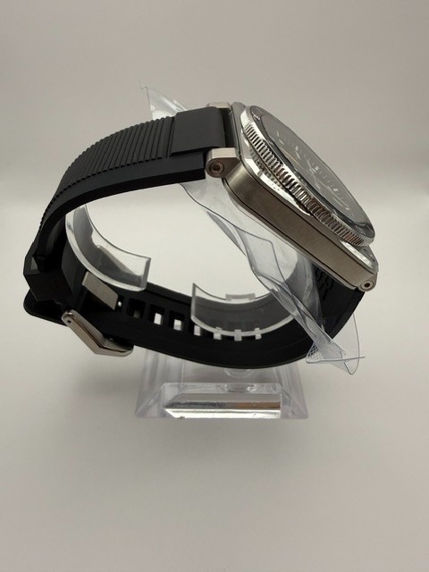 Bell & Ross BR 03-92 42mm Black/Silver Stainless Steel Case Black Rubber…