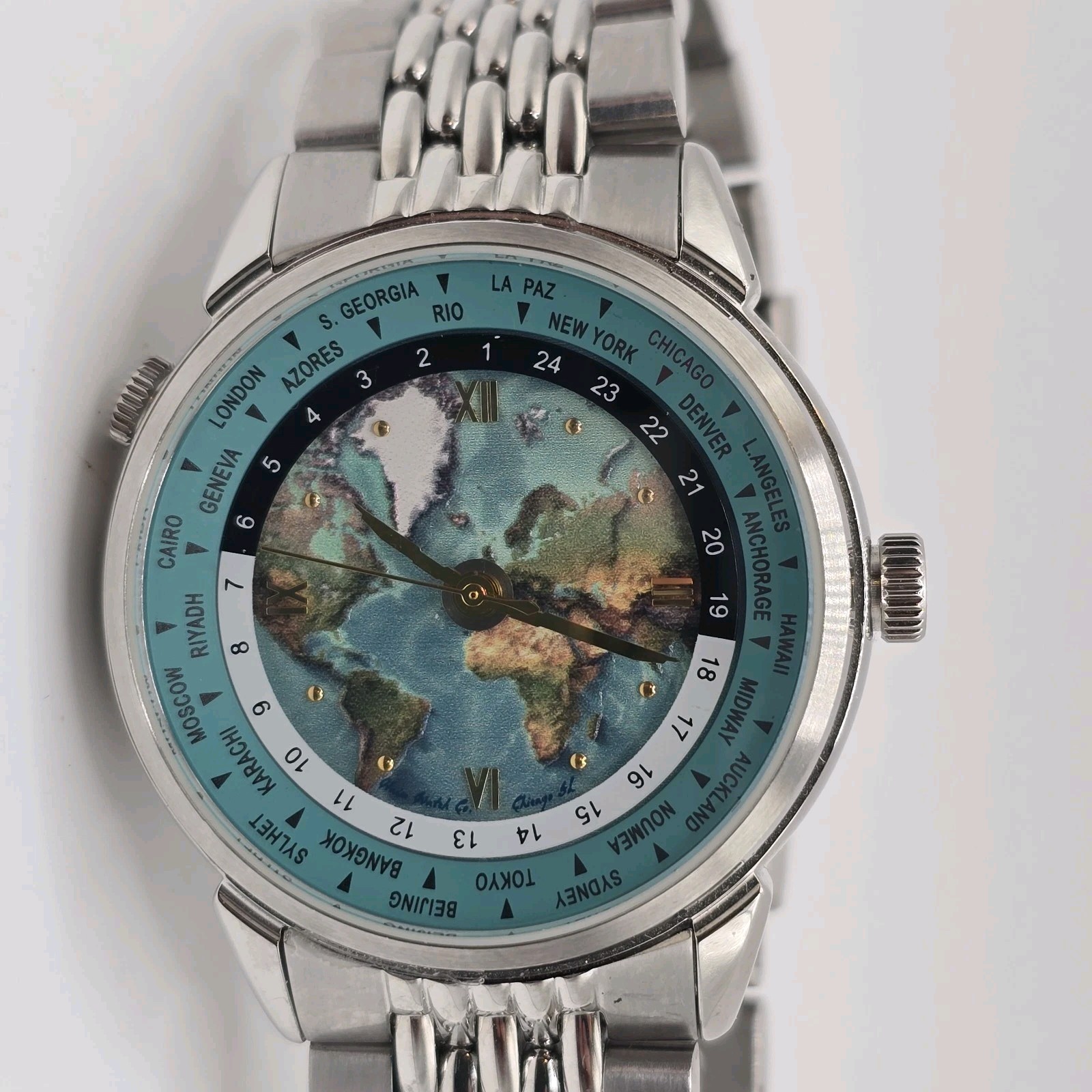 Haim Viajero Automatic Globe Watch 38.5mm