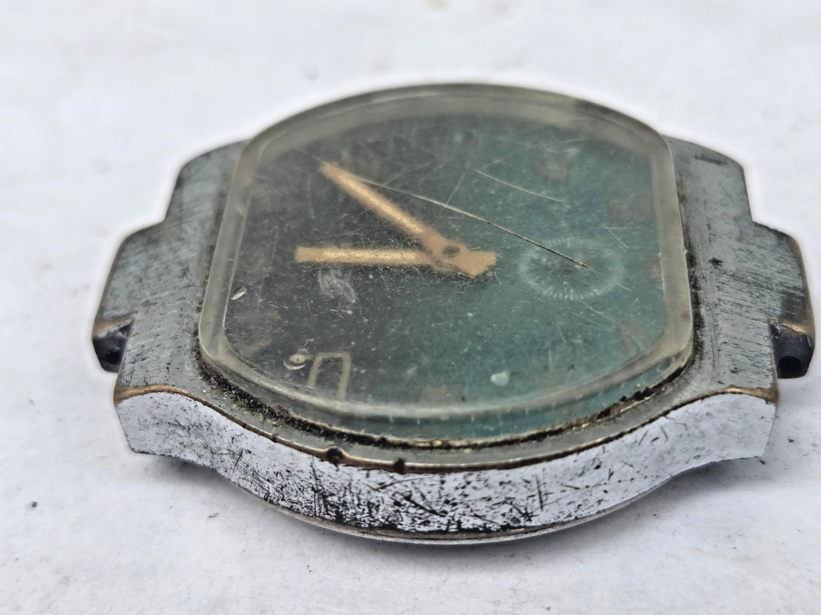Russian Wristwatch Watch ZIM . Made in USSR . Not working for parts .