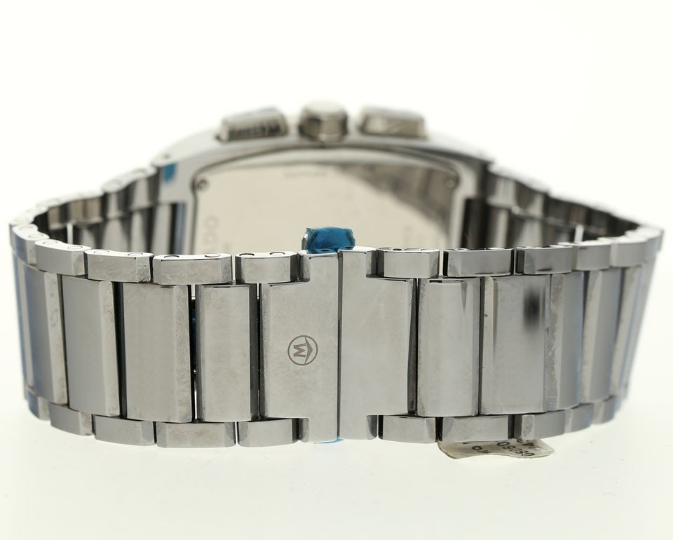 Movado Fiero #89 H1 1453 Swiss Quartz Chronograph Tungsten SS Watch 32MM $3495