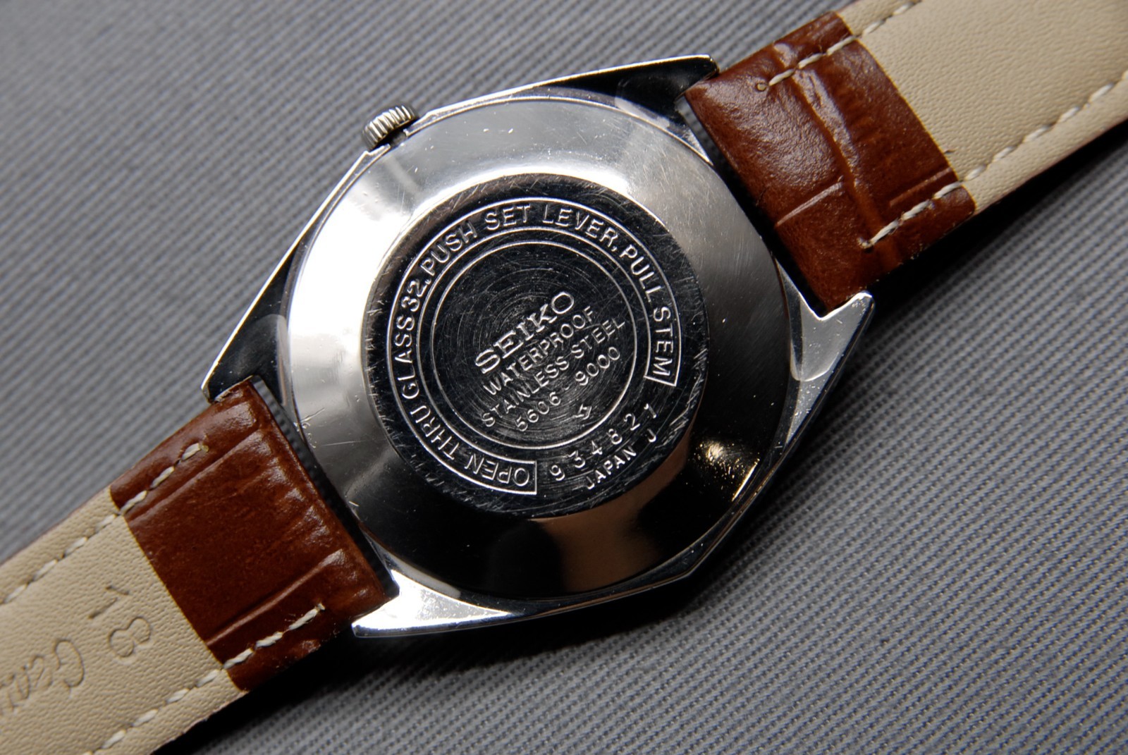 CLA’d [N MINT ] Vintage SEIKO Lord Matic 5606-9000 LM 38mm UKIYOE AT Men’s Watch