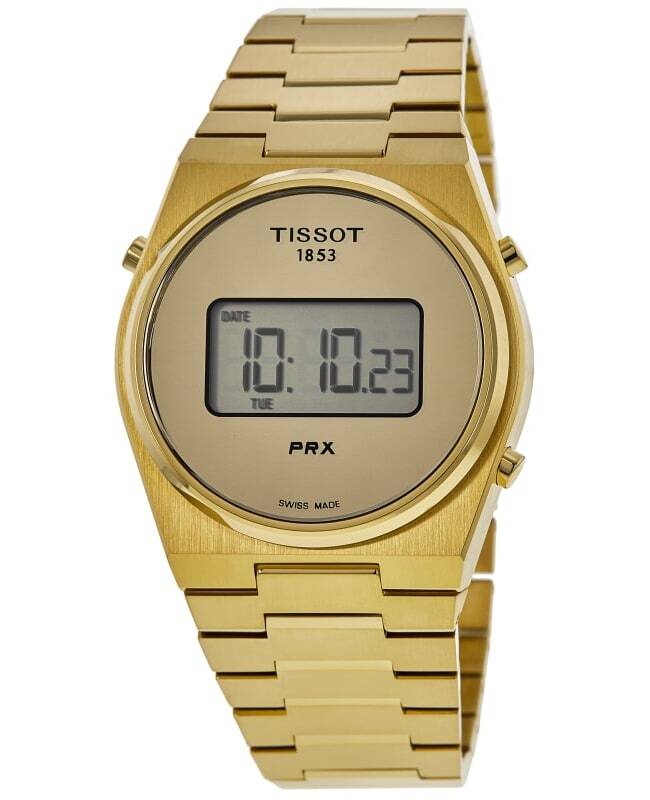 New Tissot PRX Digital Gold Tone Steel Unisex Watch T137.263.33.020.00