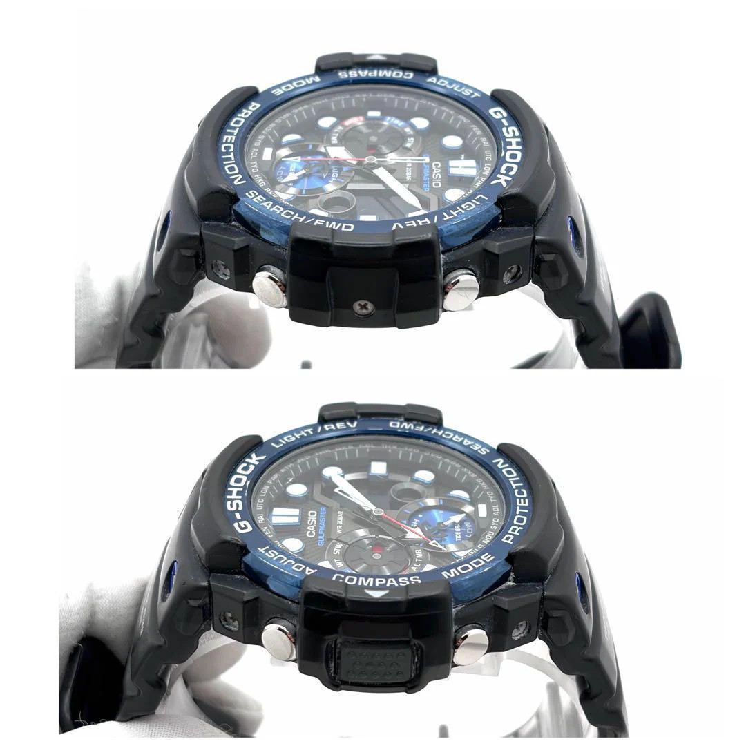 CASIO G-SHOCK GULFMASTER GN-1000B-1AJF Quartz SS Black Dial Blue Bezel