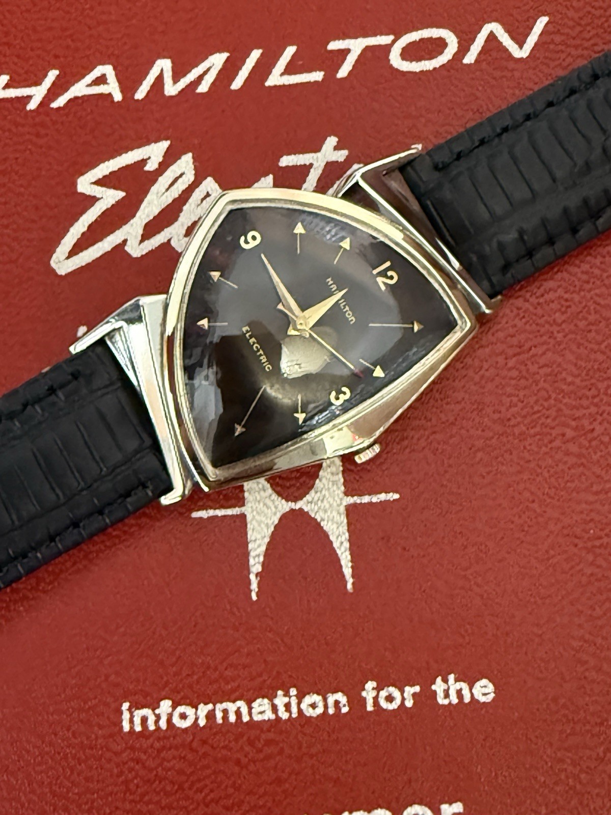 1957 Hamilton Electric Pacer Watch Caliber 500-All Original-Serviced-Warranty