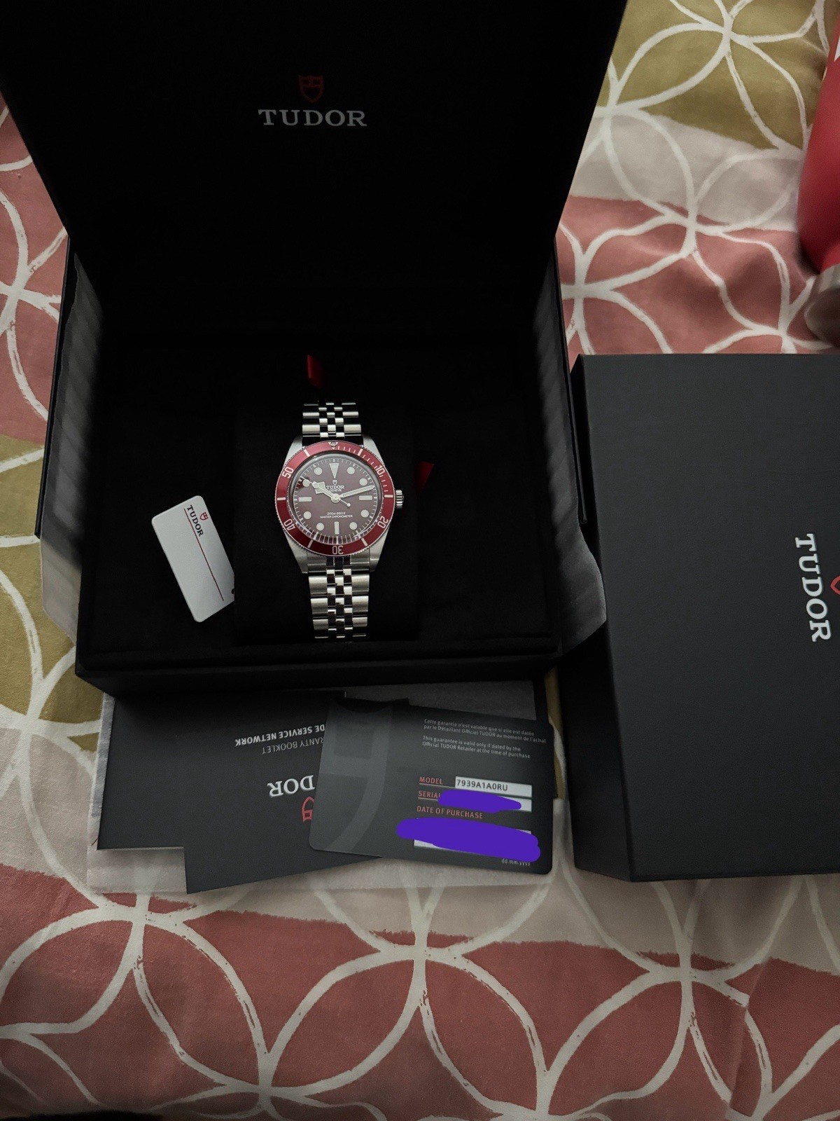 2026 Tudor Black Bay 58 Burgundy 39mm 5-Link Red M7939A1A0RU-0001