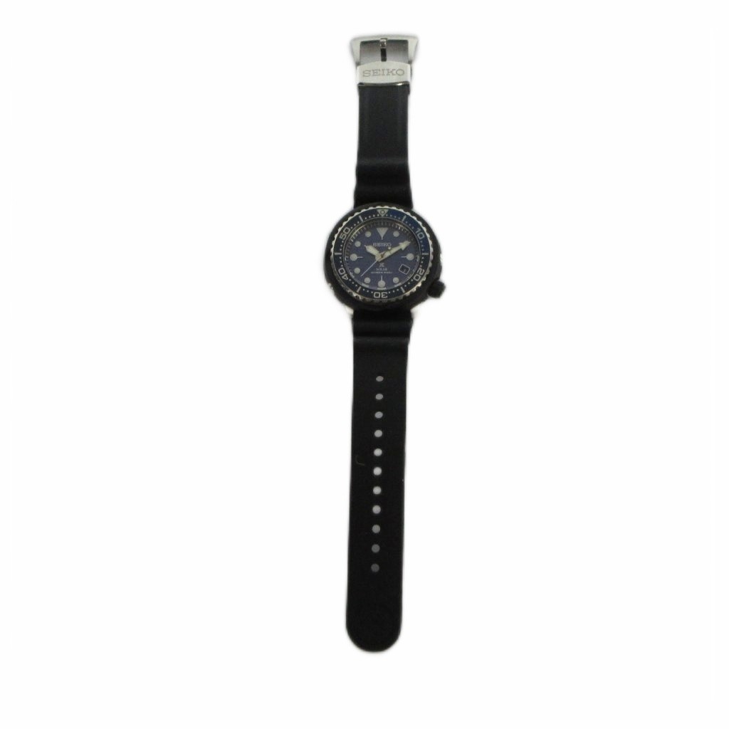 Seiko V157-0CX0 Prospex Diver Scuba Solar Blue Dial Watch, Japan 2nd Unit