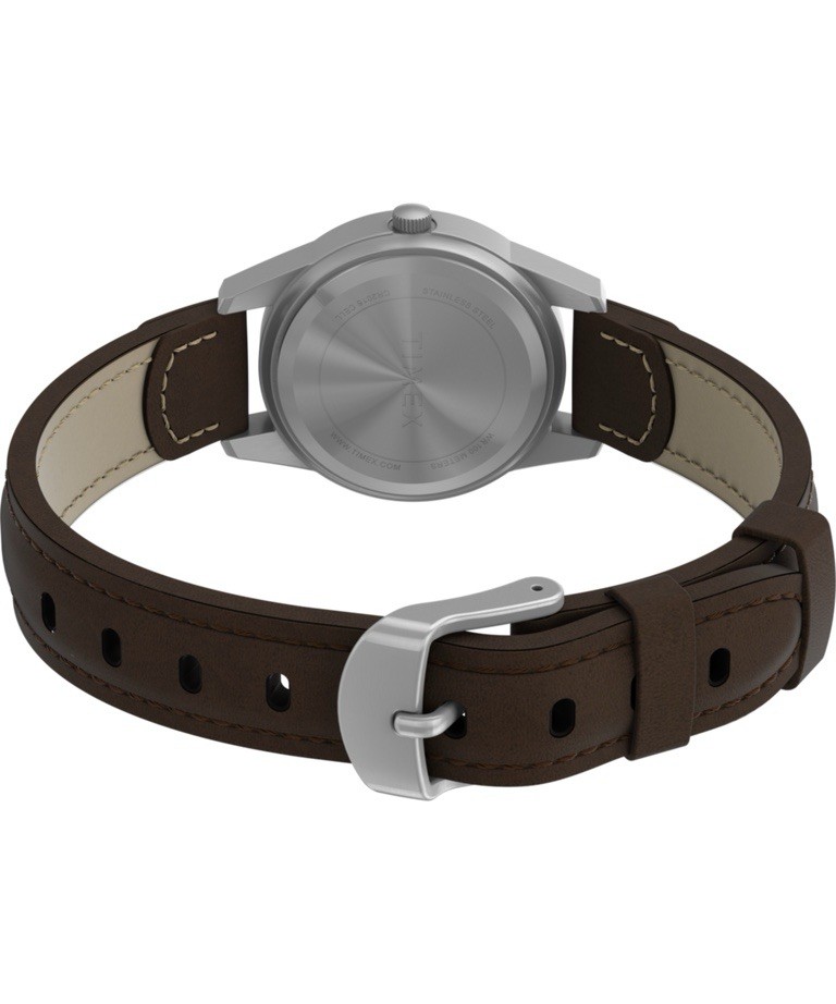 Timex Women’s Expedition Metal Field Mini 26mm Watch Fabric Leather Strap T41181