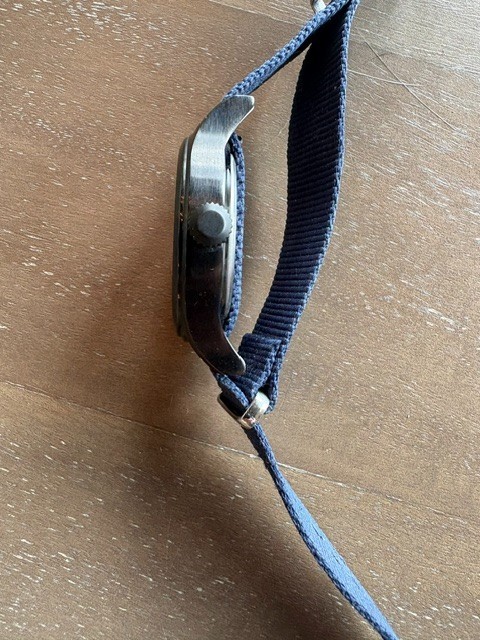 Timex x Todd Snyder Black Jack Wristwatch Quartz Blue Textile Band 50m