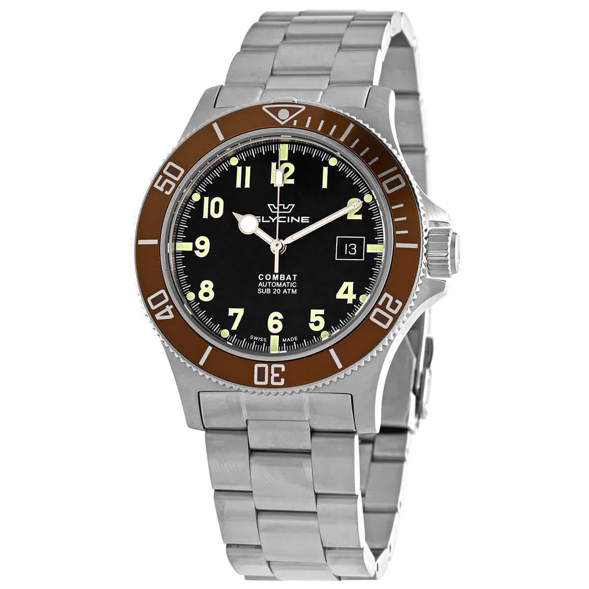 Glycine Combat Sub 42 Automatic Black Dial Men’s Watch GL0171
