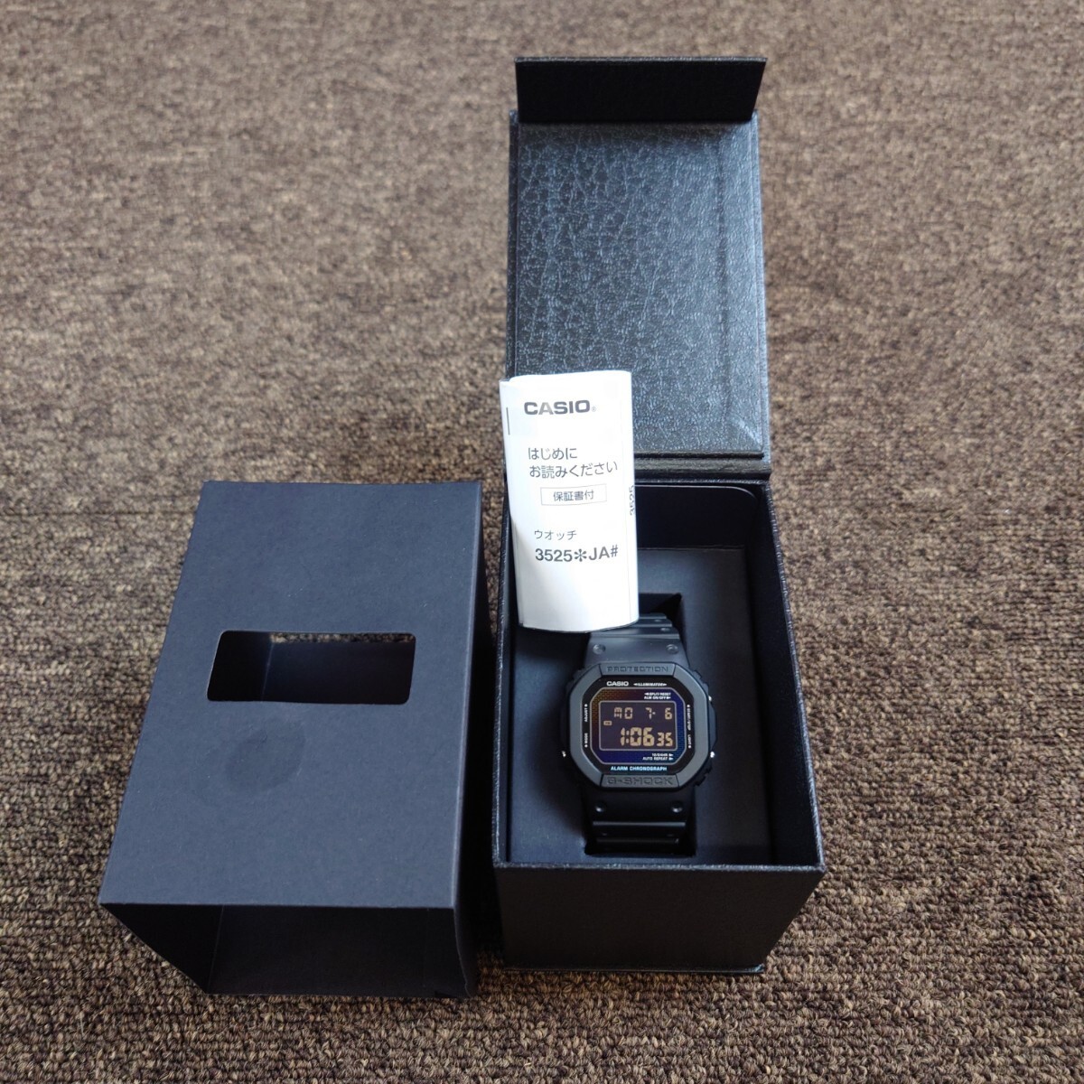 CASIO G SHOCK DW 5600RW 1JF Model Instruction Manual with Box