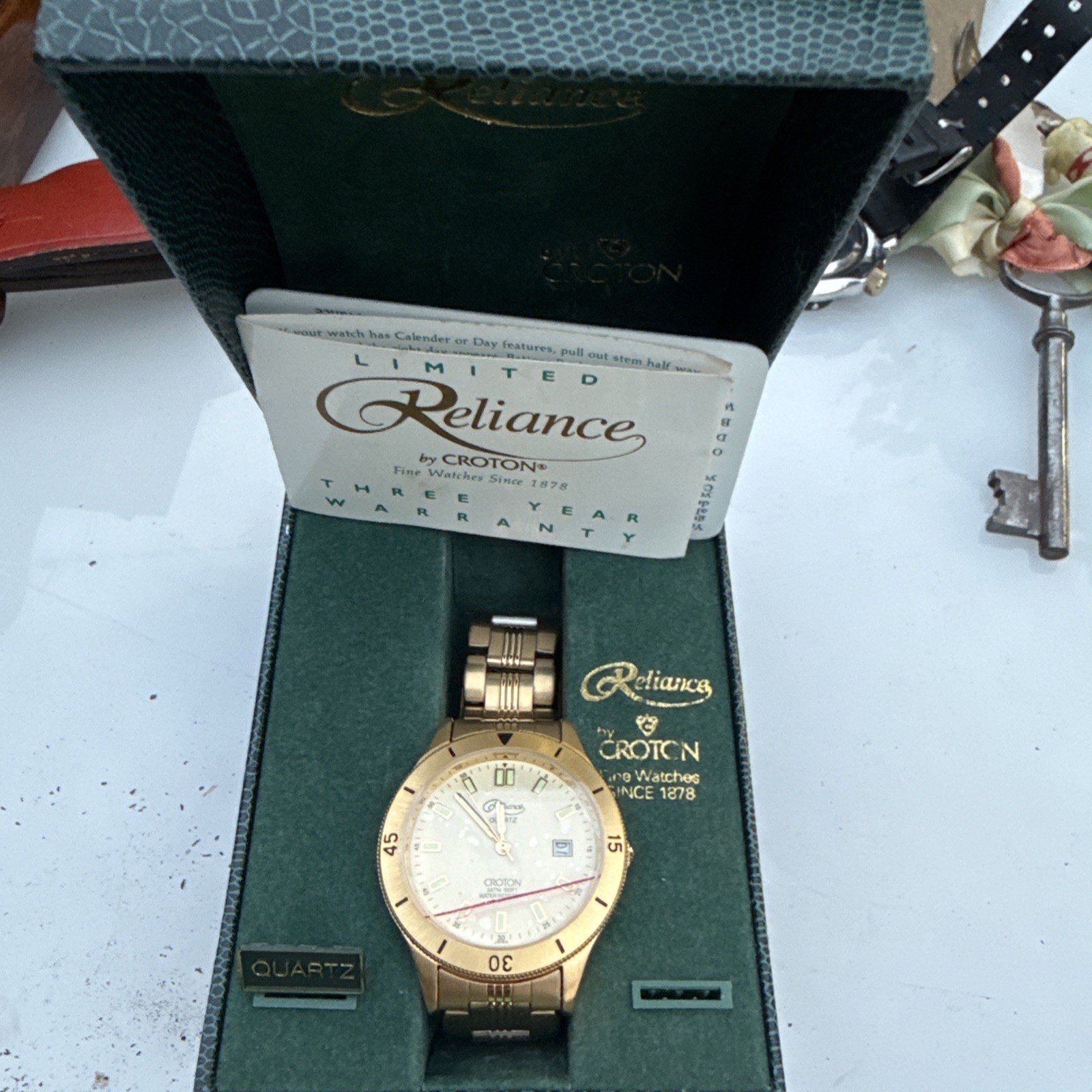 Vintage New Old Stock Croton Wrist Watch for Men
