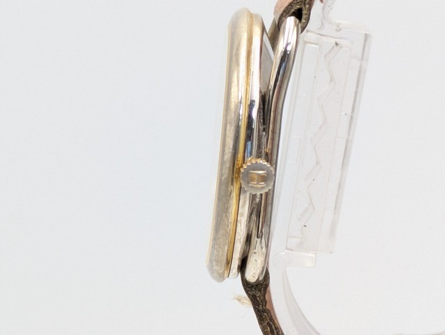 Hermès Arceau Unisex Vintage Quartz Gold/Steel White Dial Watch Authentic