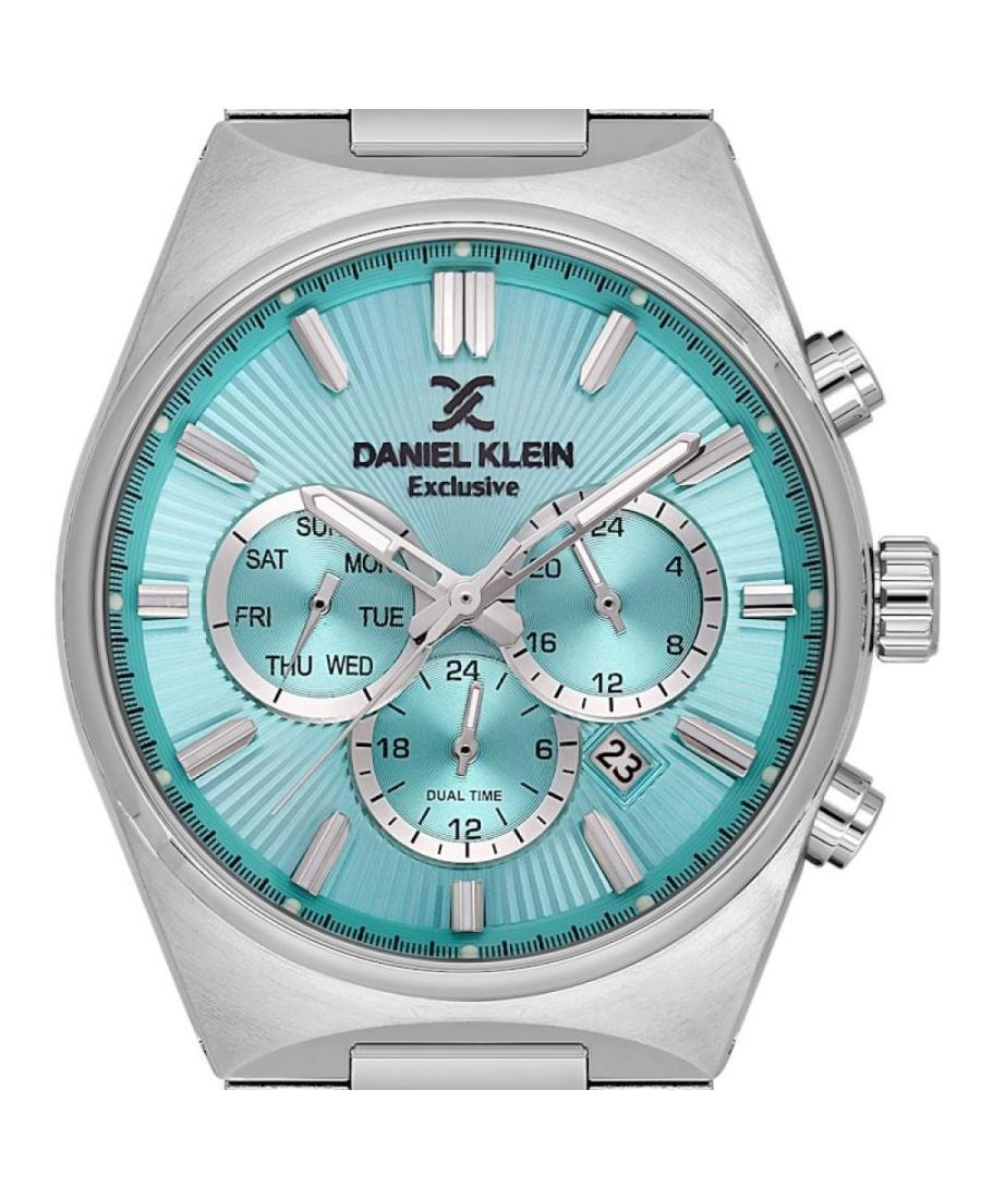 DANIEL KLEIN Men Analog Quartz Casual Watch Classic Dress Blue Dial Waterproof R
