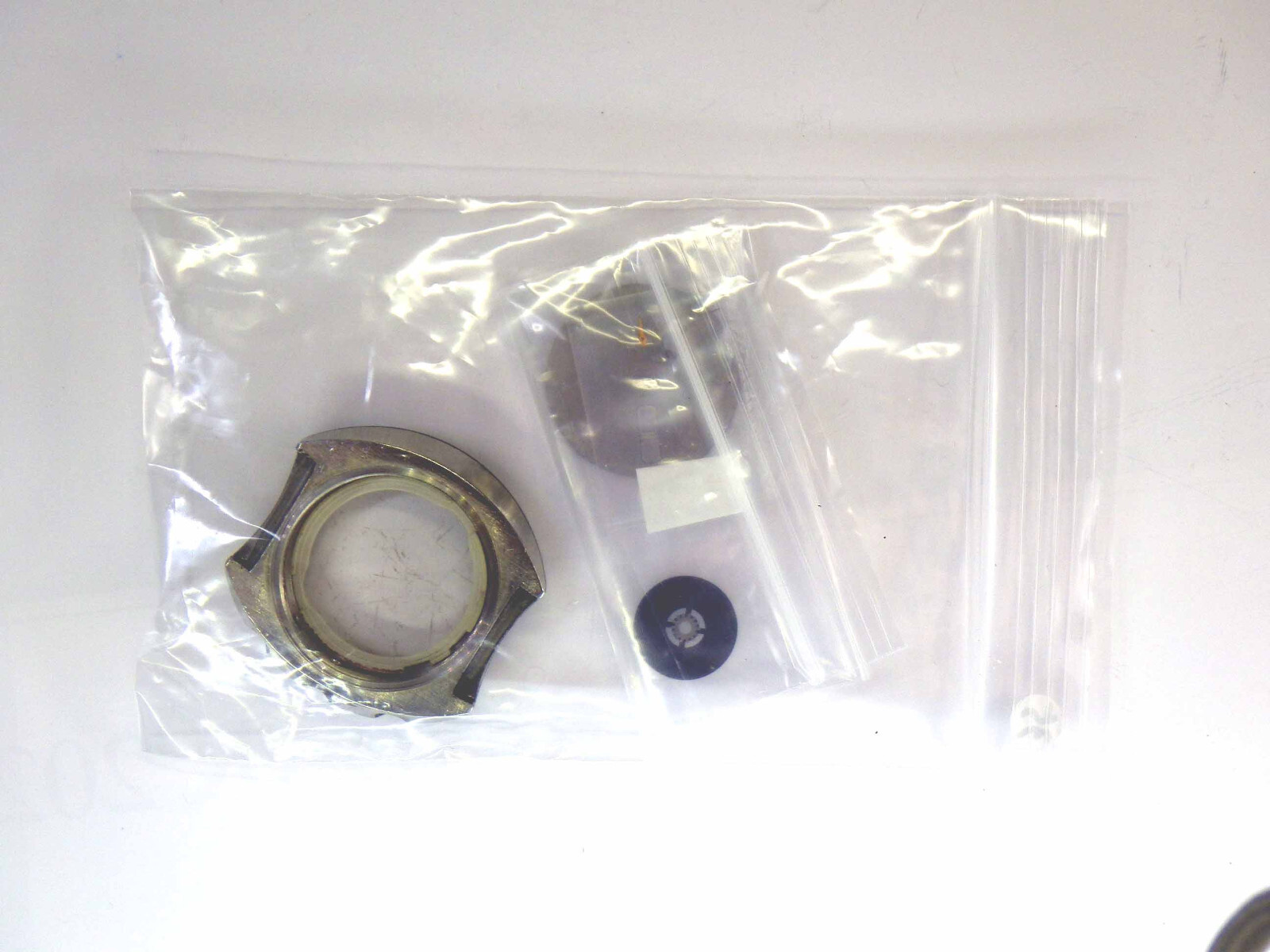 SEIKO Speed Timer 6139 Dial Case Watch for part repair Back cover is missing #35
